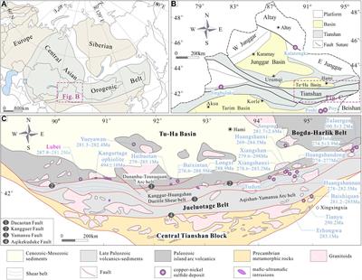 The Metallogeny of the Lubei Ni–Cu–Co Sulfide Deposit in Eastern Tianshan, NW China: Insights From Petrology and Sr–Nd–Hf Isotopes